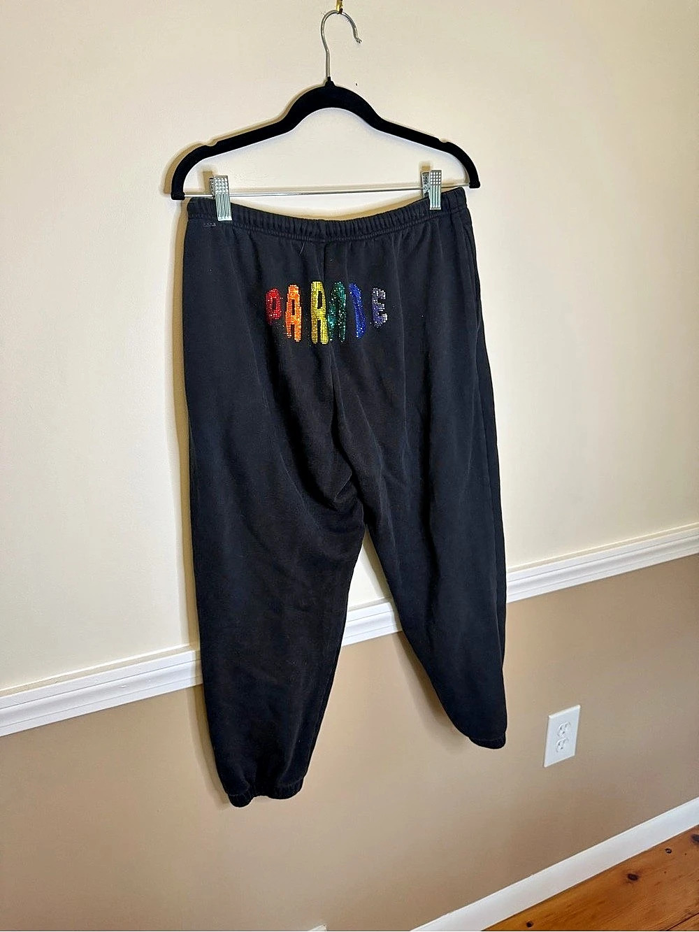 Parade Jogger Pants in Black Size Large